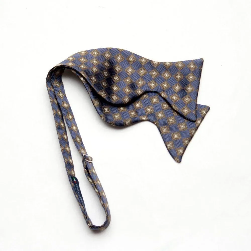 Mens self-tied Bow tie Big Butterfly‎ Ornament 100%Silk Bowtie S688